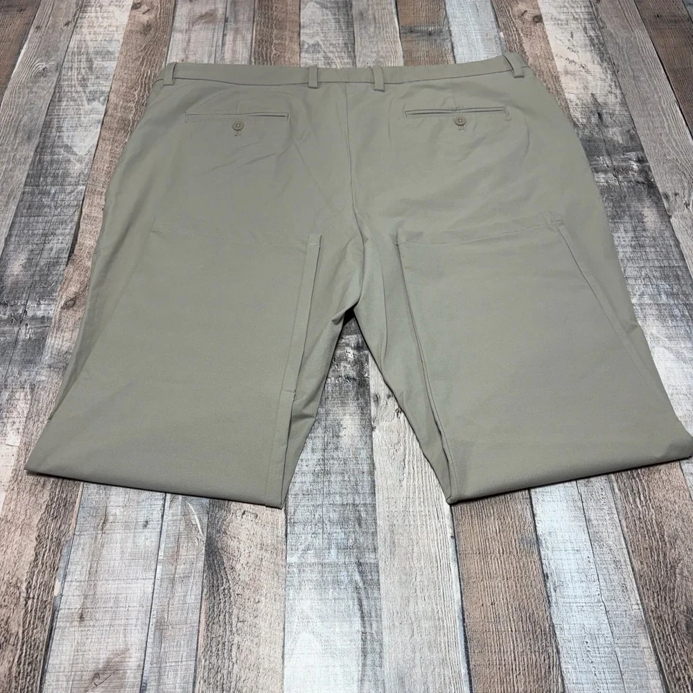 Vineyard Vines On The Go Pant Mens 40x26 Khaki Slim Stretch Performance Chino